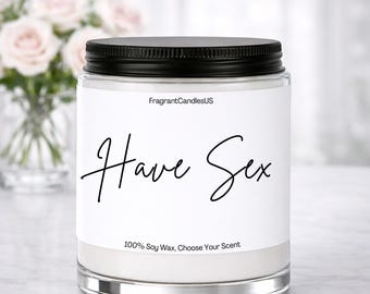 Have Sex, Funny Valentines day Gifts for Him, Sexy Anniversary present for Husband, Dick  Adult Humor Candle sexy couple candles, Cupid gift