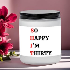 30th Birthday Candle – Funny Birthday Gift for Her | Best Friend 30th Birthday Gift | Birthday Candle for Friend | 30th Birthday Gifts