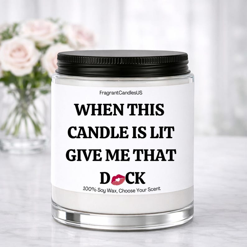 Valentine’s Day Gift for Him – When this candle is lit, Sexy Candle, Romantic Anniversary Gift for Boyfriend or Husband, Spicy Cupid gifts immagine 1