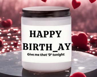 Birthday gift for husband from wife,birthday candle gift,happy birthday candle,SEXY candles,funny candles,custom birthday gift,birthday gift