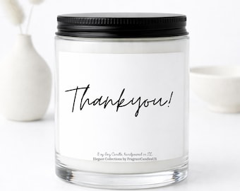Teacher appreciation gifts, teacher gift, teacher appreciation, Thank you, thank you gift, thank you candle, teacher candle, modern candle