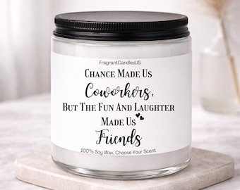 Coworker Candle, Funny Office Gift for Boss, Coworkers & Besties, Christmas Stocking Stuffer, Secret Santa Gift, Birthday Gift for Coworkers