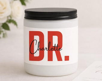 Doctor Graduation Gift, Personalized Dr Candle, Funny Doctor Graduation Candle, New Doctor Gift, Medical School Grad Gift, graduation gifts