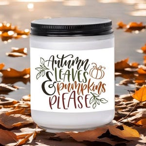 Fall Scented Candles, Gifts for Sister, pumpkin spice candle, Autumn decor, Autumn Candles, fall candles, fall fragrance candle,apple candle