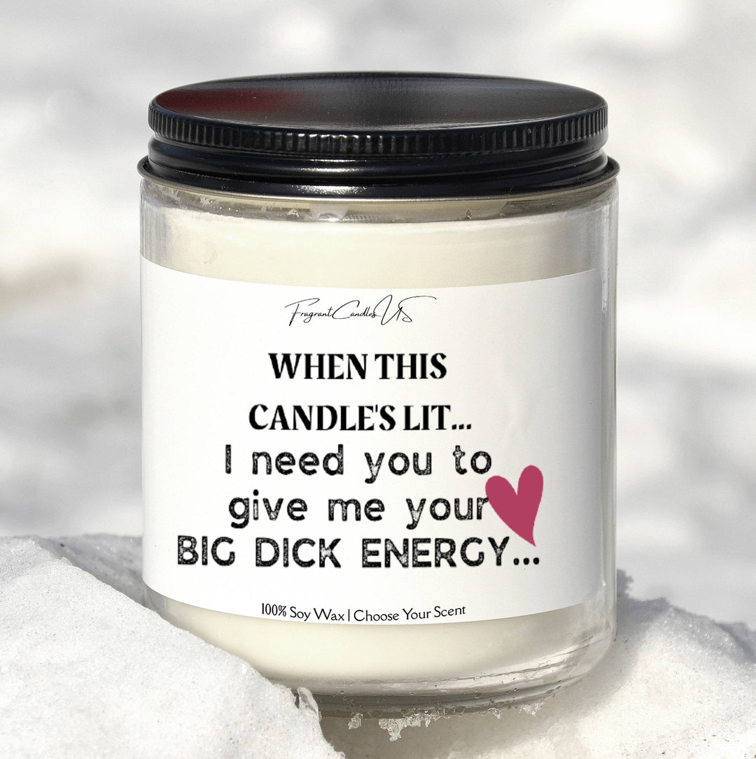 Funny Candles for Himfunny Couples Candleswhen This is Lit Etsy