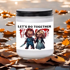 Bride of chucky, chucky candle, chucky, Halloween candles, Halloween gifts, good guys chucky, chucky doll, Halloween decor, spooky candles