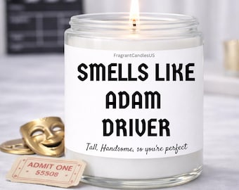 Smells Like Candle, Funny Personalized Gift for Her or Him, Bestie  birthday Gift, Valentines day gifts for sister Adam Driver gifts for her