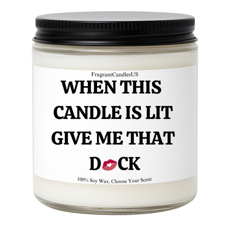 Valentine’s Day Gift for Him – When this candle is lit, Sexy Candle, Romantic Anniversary Gift for Boyfriend or Husband, Spicy Cupid gifts immagine 4