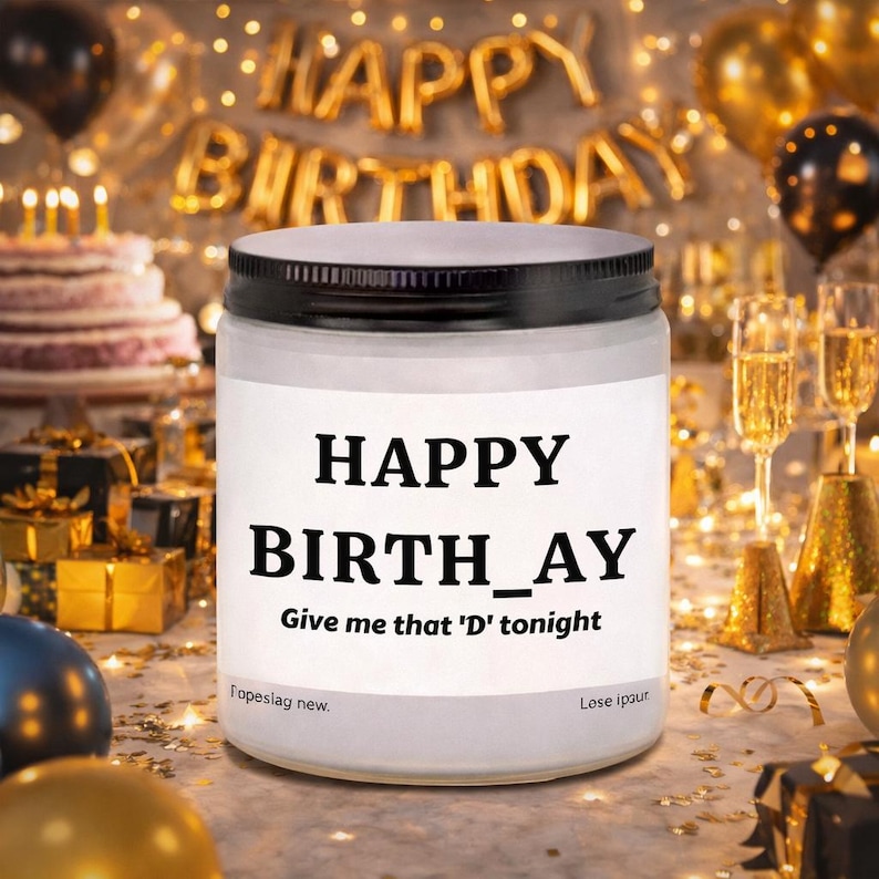 Regalo de cumpleaños personalizado para esposo de parte de esposa, vela divertida y sexy, vela de feliz cumpleaños, regalo de cumpleaños romántico para él, vela personalizada imagen 3