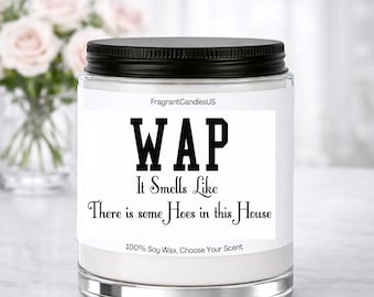 Sexy Valentines Day Candle for Her, Romantic Adult Humor Gift, Naughty Love Candle for Girlfriend, Couple Holiday gifts, Scented soy candle