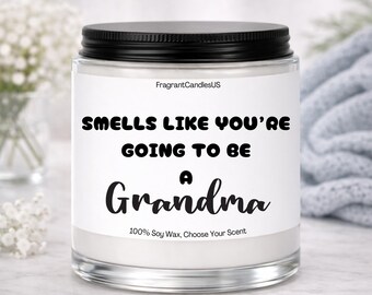 Serás abuela, regalos de Navidad, anuncio de embarazo, regalo de embarazo para la abuela, regalo para los abuelos, regalos navideños