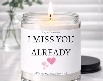 Holiday gifts, I miss you gift, Long distance relationship gifts, i miss you already, going away gift, Christmas gifts for friend, love gift