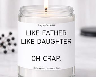 Regalos para el Día del Padre: Ideas divertidas para regalar a papá, Regalos de cumpleaños para papá, Regalos de Navidad personalizados, Vela de soja muy aromática, Regalo para papá