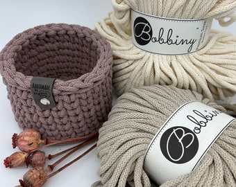 Bobbiny 100 m PREMIUM 5 mm braided cord