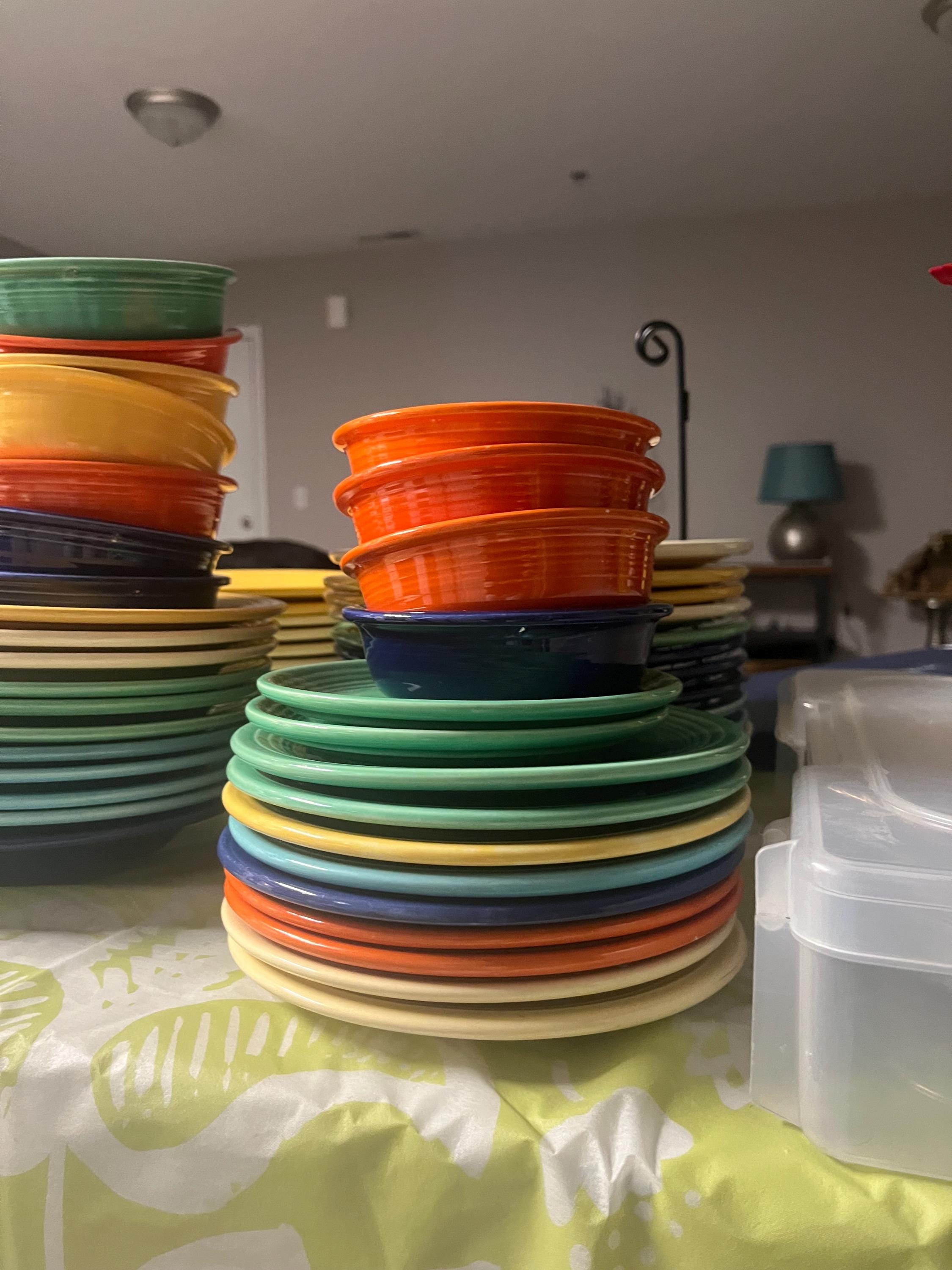Fiestaware Bread and Butter Plates - Etsy Fiestaware Bread and Butter Plates - Etsy
