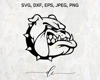 Download Bulldog Face Svg Etsy