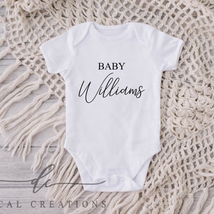 Baby Personalised Bodysuit Pregnancy Announcement Comming Soon Baby Bodysuit Personalised Baby Name Bodysuit Free Shipping Bild 2