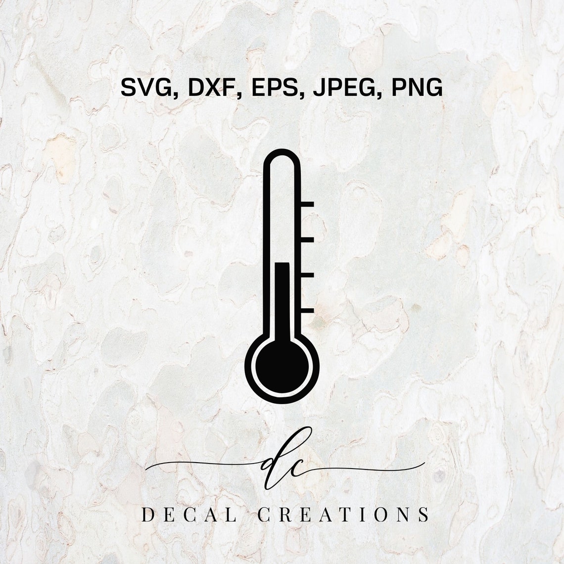 BUY 3 GET 1 FREE.. Thermometer Temperature Silhouette Clipart Etsy