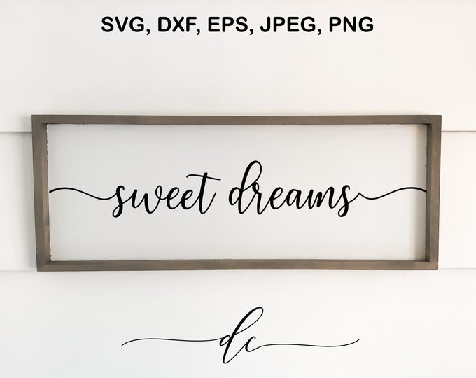 Sweet Dreams Printable Prints Quotes for Bedroom Nursery Set Etsy