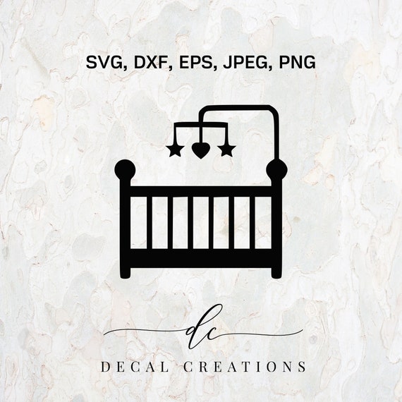 BUY 3 GET 1 FREE.. Baby Crib Mobile Cot Clipart Etsy