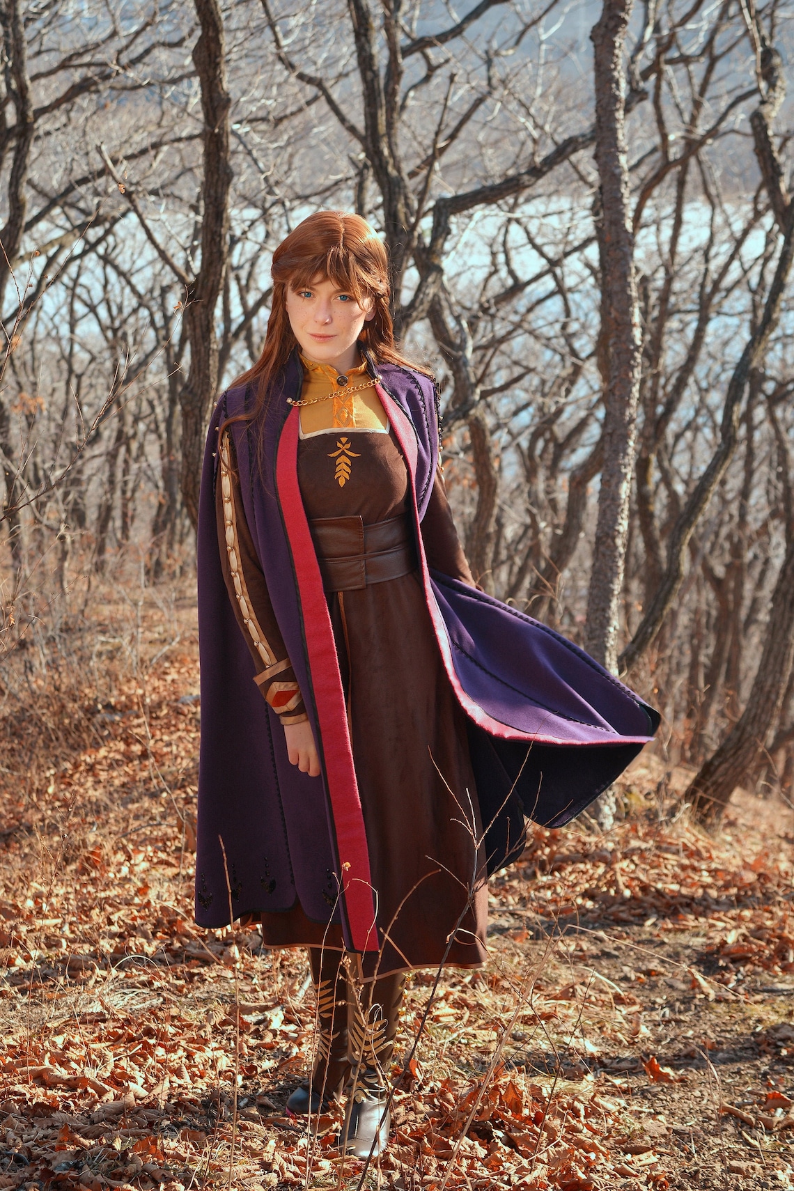 Anna Frozen 2 Cosplay travel costume | Etsy