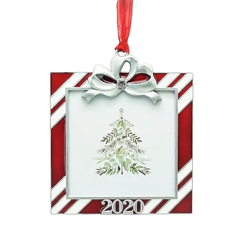 Holidays Christmas Picture Photo Metal Frame Ornament 2020 Etsy