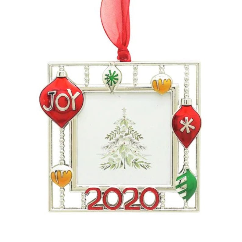 Holidays Christmas Picture Photo Metal Frame Ornament 2020 Etsy