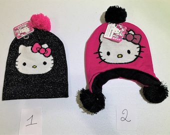 Hello Kitty Winter Hat Cuff Hat Slouchy Beanie para edades de 4 a 16 años. Estilos seleccionados