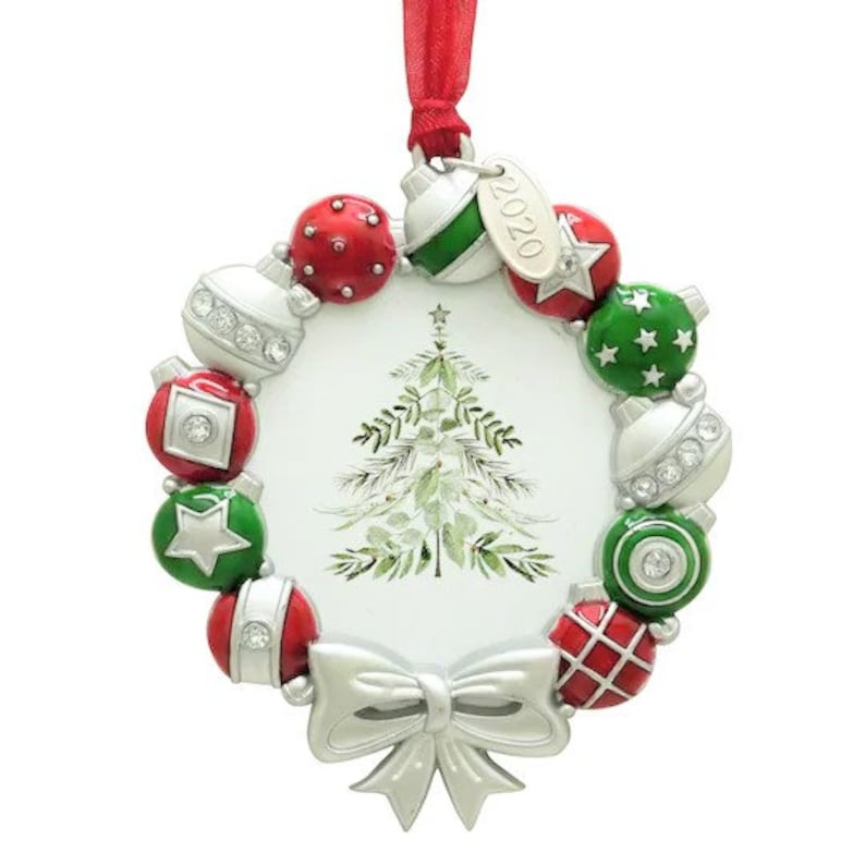 Holidays Christmas Picture Photo Metal Frame Ornament 2020 Etsy