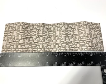Camino de adoquines, guijarros, piedra gris, ladrillos, acera, 3,5" x 12"