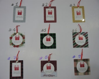 Vacaciones Navidad Imagen Foto PLÁSTICO MAGNÉTICO Marco Ornamento 2020 Seleccionar Estilos Leer Detalle
