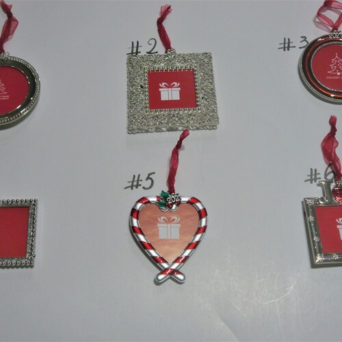 Holidays Christmas Picture Photo Metal Frame Ornament 2020 Etsy