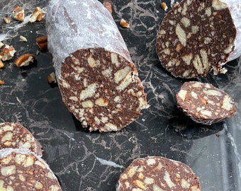 Recipe, Chocolate Salami Recipe, Downloadable Recipe, Cookie Recipe, Russian cookies, Chocolate cookies