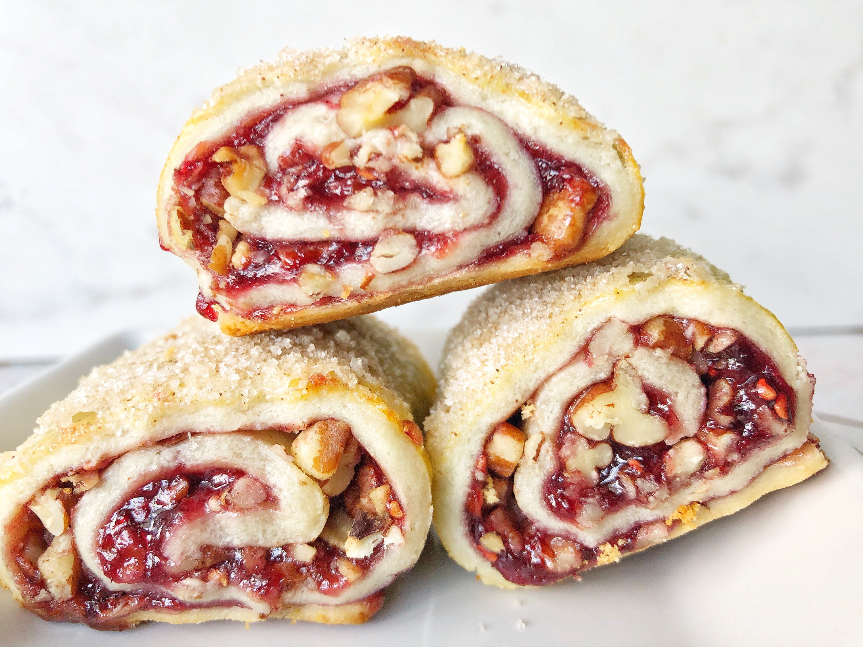 Homemade Raspberry Rugelach Raspberry Pecan Rugelach Cookies, Gourmet Food, Homemade Cookies ...