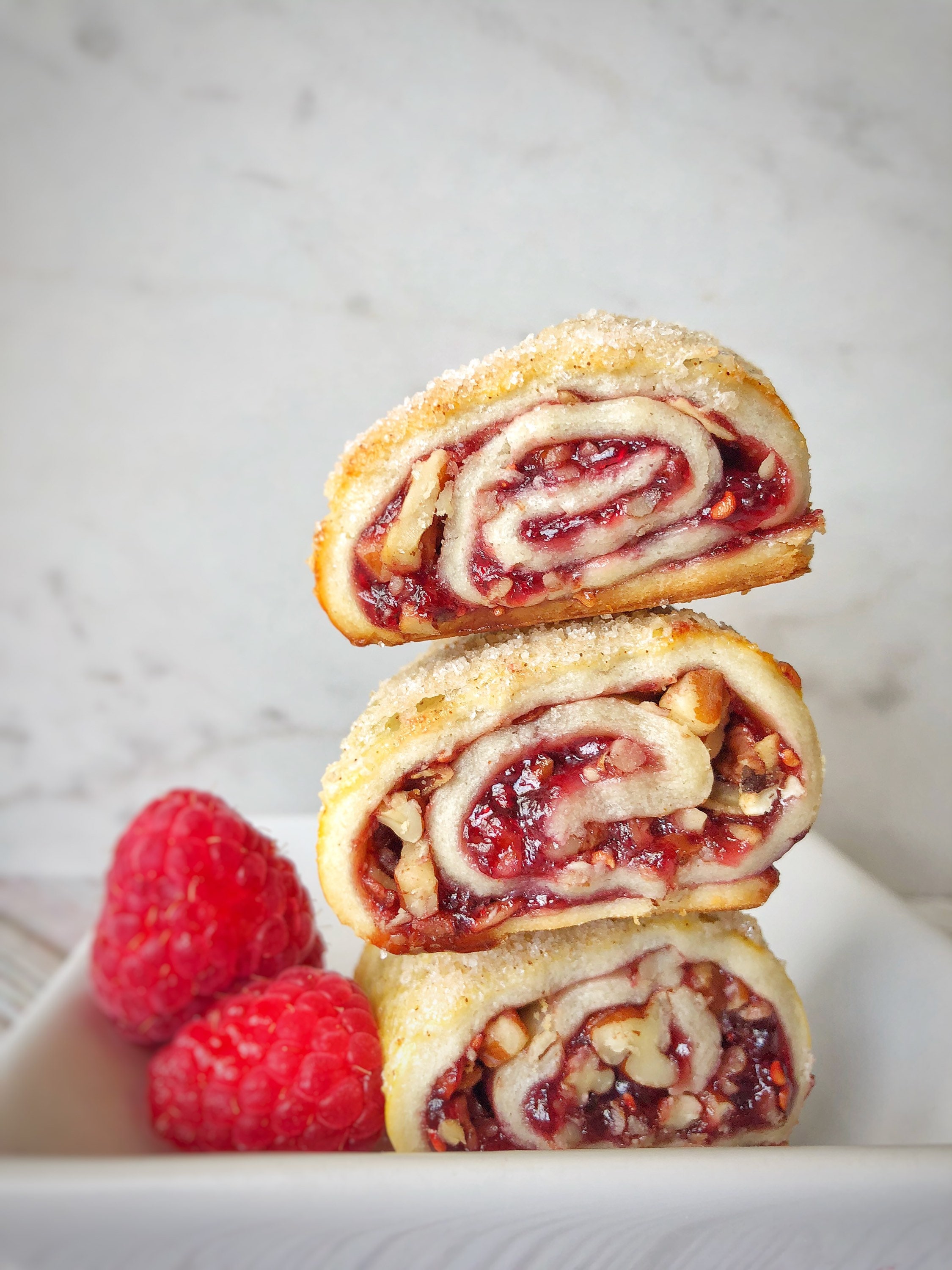 Homemade Raspberry Rugelach Raspberry Pecan Rugelach Cookies, Gourmet Food, Homemade Cookies ...