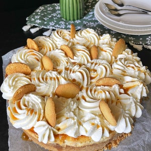 Banana Pudding Cheesecake Recipe, Southern Banana Pudding, Comfort food, Summer Dessert, Party Dessert, Tea Party Food, Digital Download