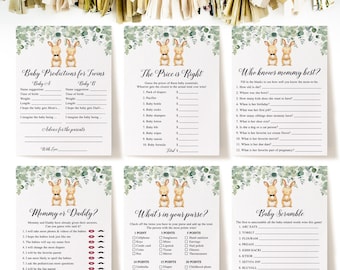 14 Twins Baby Shower Games, Twin Baby Shower Games, Twins Baby Shower, Twins Baby Games, Twin Boy Girl Baby Shower, Twin Boy Twin Girl