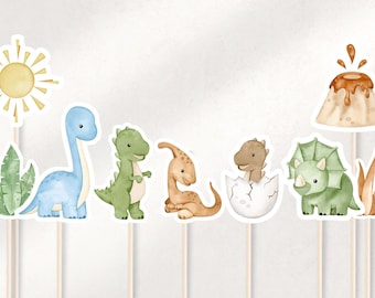 Dinosaur Centerpieces, Dino Centrepieces, Dinosaur Cutouts, Dinosaur Cake Toppers, Dino Toppers, Dinosaur Birthday, Dinosaur Baby Shower