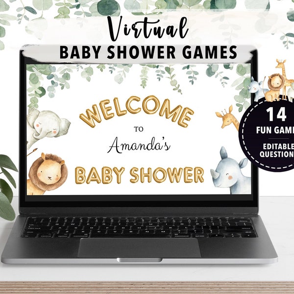 Virtual Baby Shower Games, Virtual Baby Shower, Zoom Baby Shower Games, Powerpoint Baby Shower Games, Google Slides Baby Shower Games