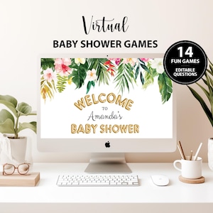 Virtual Baby Shower Games, Virtual Baby Shower, Zoom Baby Shower Games, Powerpoint Baby Shower Games, Google Slides Baby Shower Games