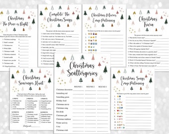 12 Christmas Games Bundle, Christmas Games, Christmas Party Games, Christmas Games Printable, School Christmas Games, Holiday Party Games