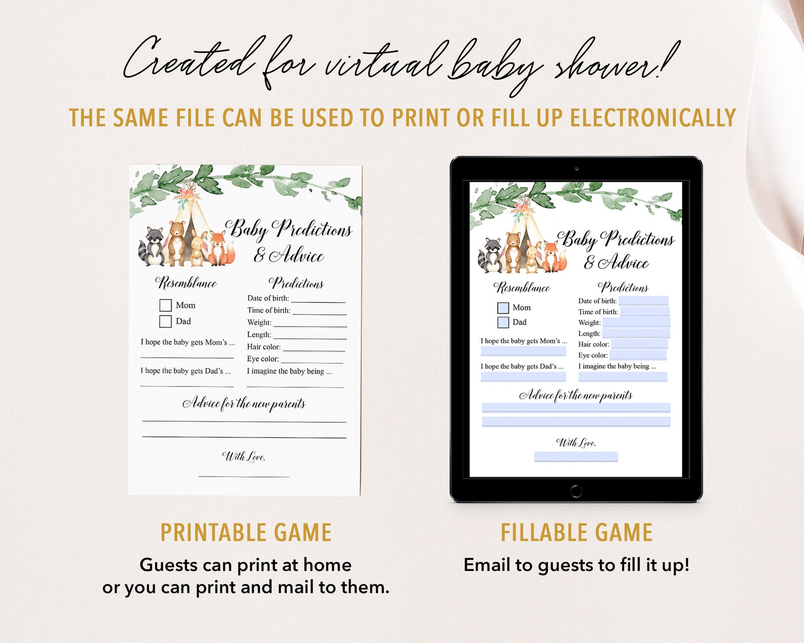 12 Virtual Baby Shower Games Bundle Baby Shower Games Etsy