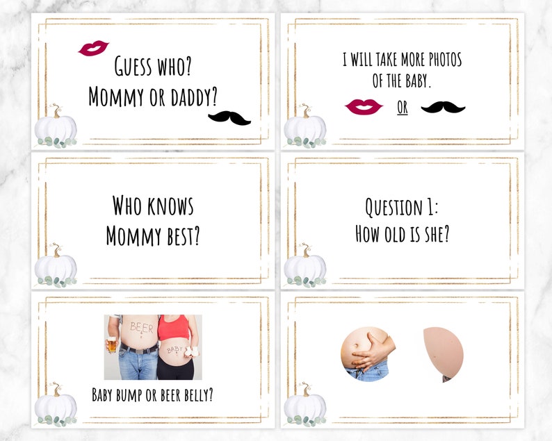 Virtual Baby Shower Games Zoom Baby Shower Games Powerpoint Etsy