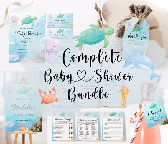 Baby Shower Jeux - Baby shower - Cartes de jeux baby shower, Jeux baby –  Omade