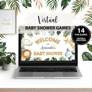 Virtual Baby Shower Games, Virtual Baby Shower, Zoom Baby Shower Games, Powerpoint Baby Shower Games, Google Slides Baby Shower Games