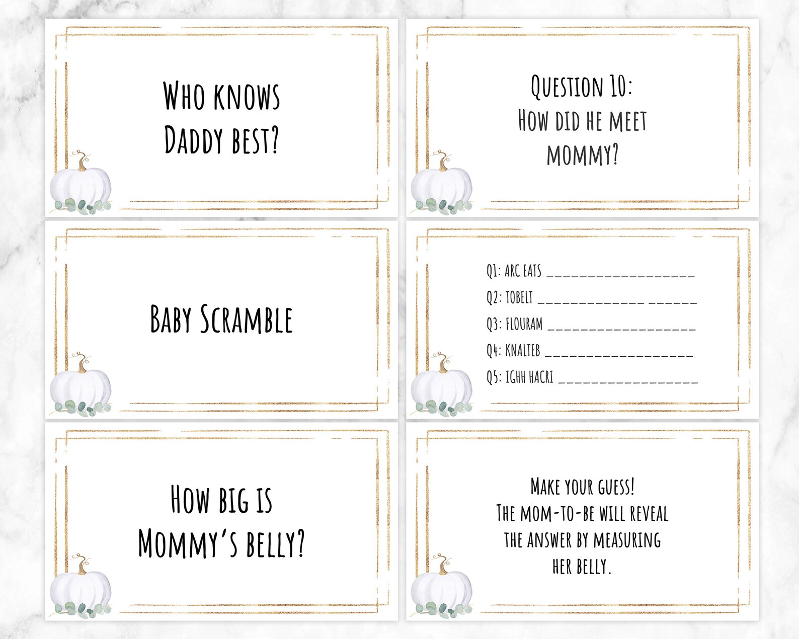 Virtual Baby Shower Games Zoom Baby Shower Games Powerpoint Etsy