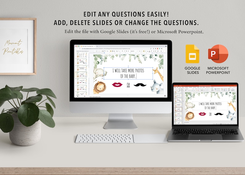 Virtual Baby Shower Games Virtual Baby Shower Zoom Baby Etsy