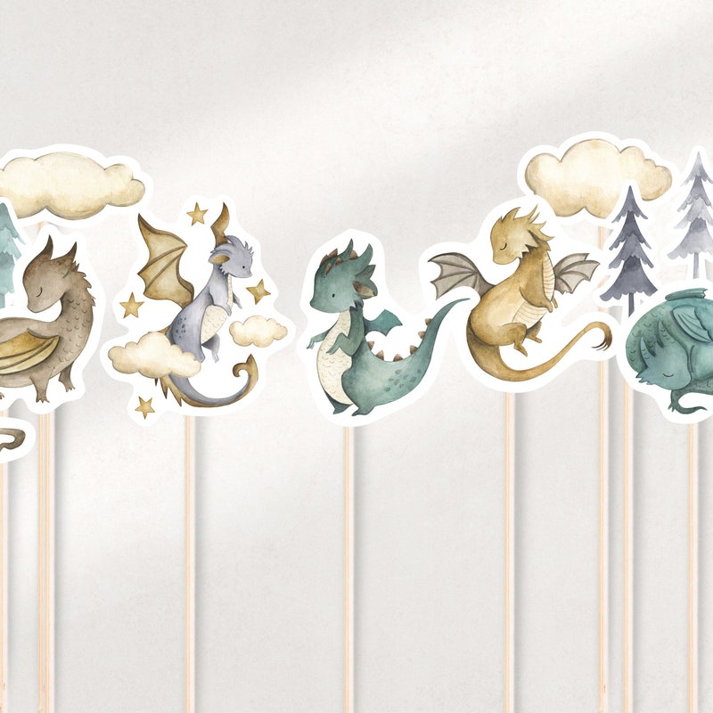 Dragon Cake Topper - Etsy