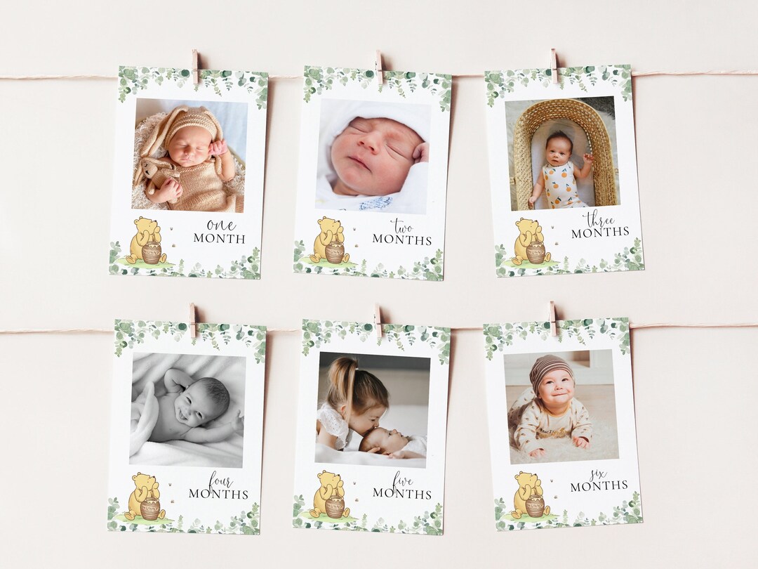 Editable First Birthday Photo Banner, 1st Birthday Photo Banner ...