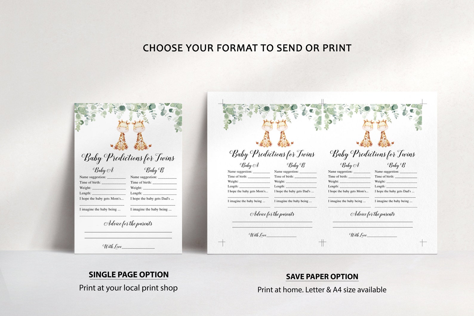 14 Twins Baby Shower Games Twin Baby Shower Games Twins Baby Etsy